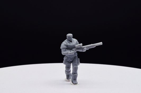 Gears Of War Damon Baird Winter Ot Miniature - TheSTLSmith - 3D Printed with high quality resin for Skirmish/D&D games
