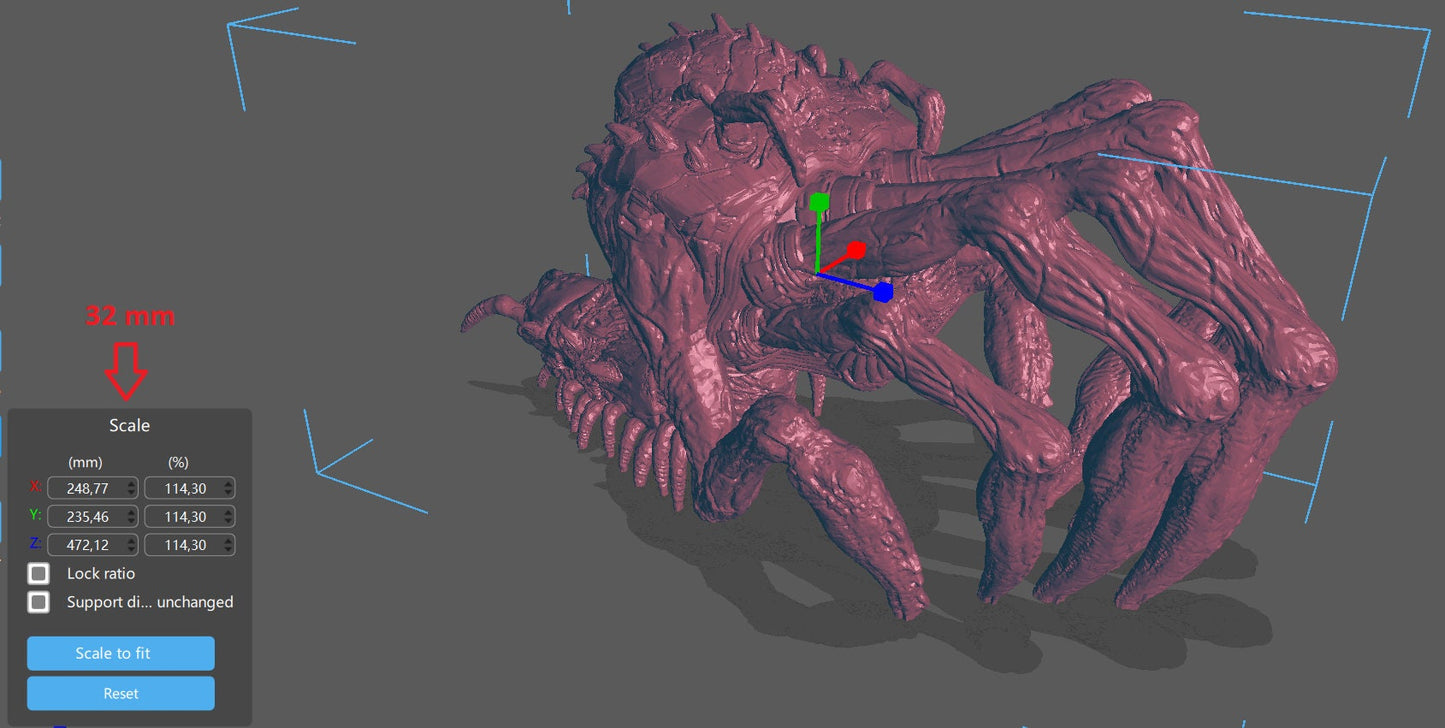 Gears Of War Corpser Ot Miniature - TheSTLSmith - 3D Printed with high quality resin for Skirmish/D&D games