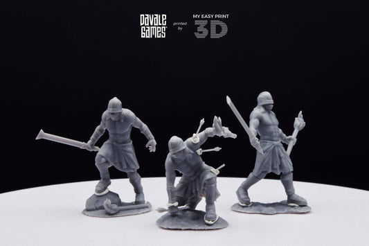 Blood-Handed Berseker Extra Poses - Davale Games - 3D Printed with high quality resin for LOTR/D&D games