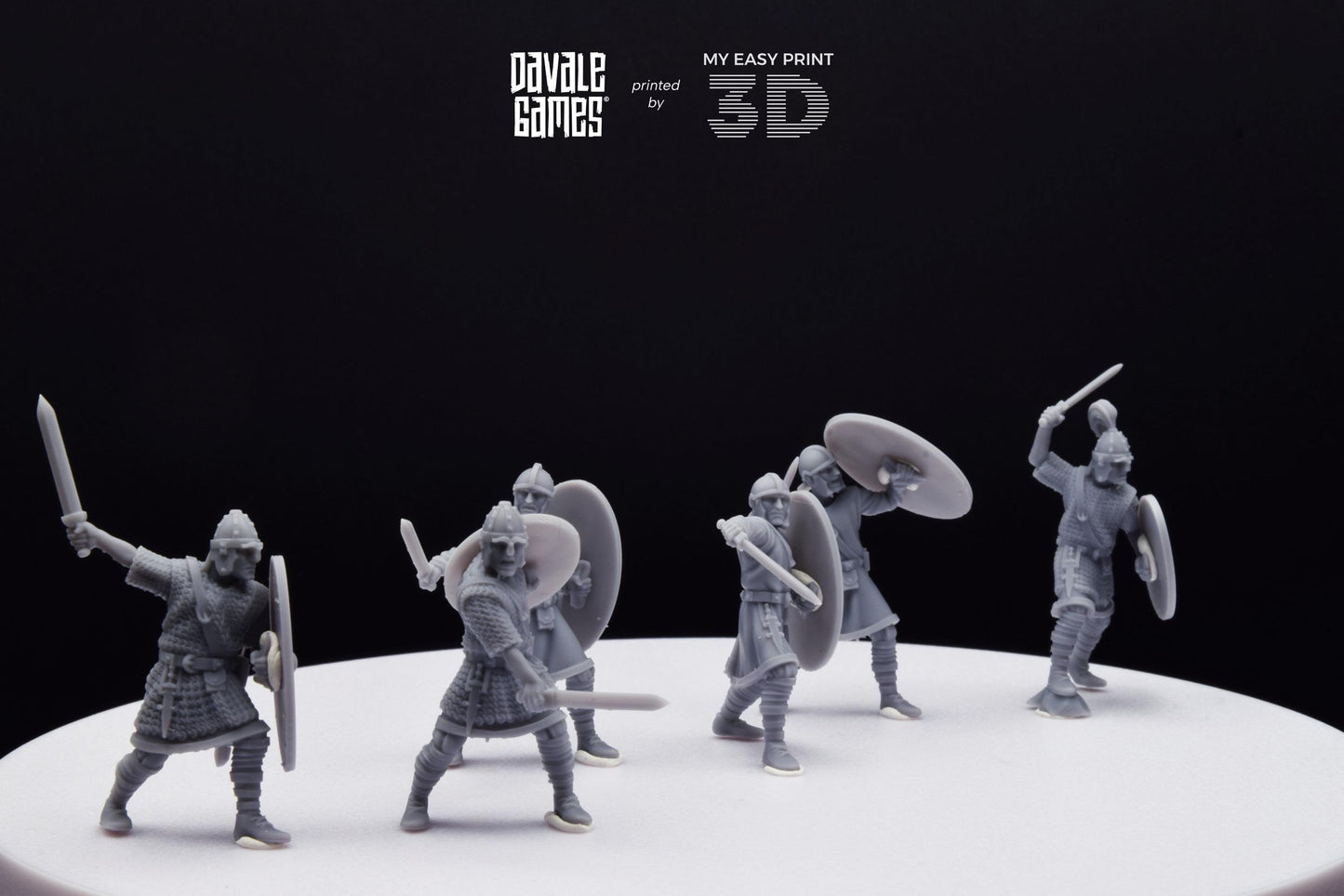 Roman Soldiers with Sword - Davale Games - Historical games - 3D Printed with high quality resin