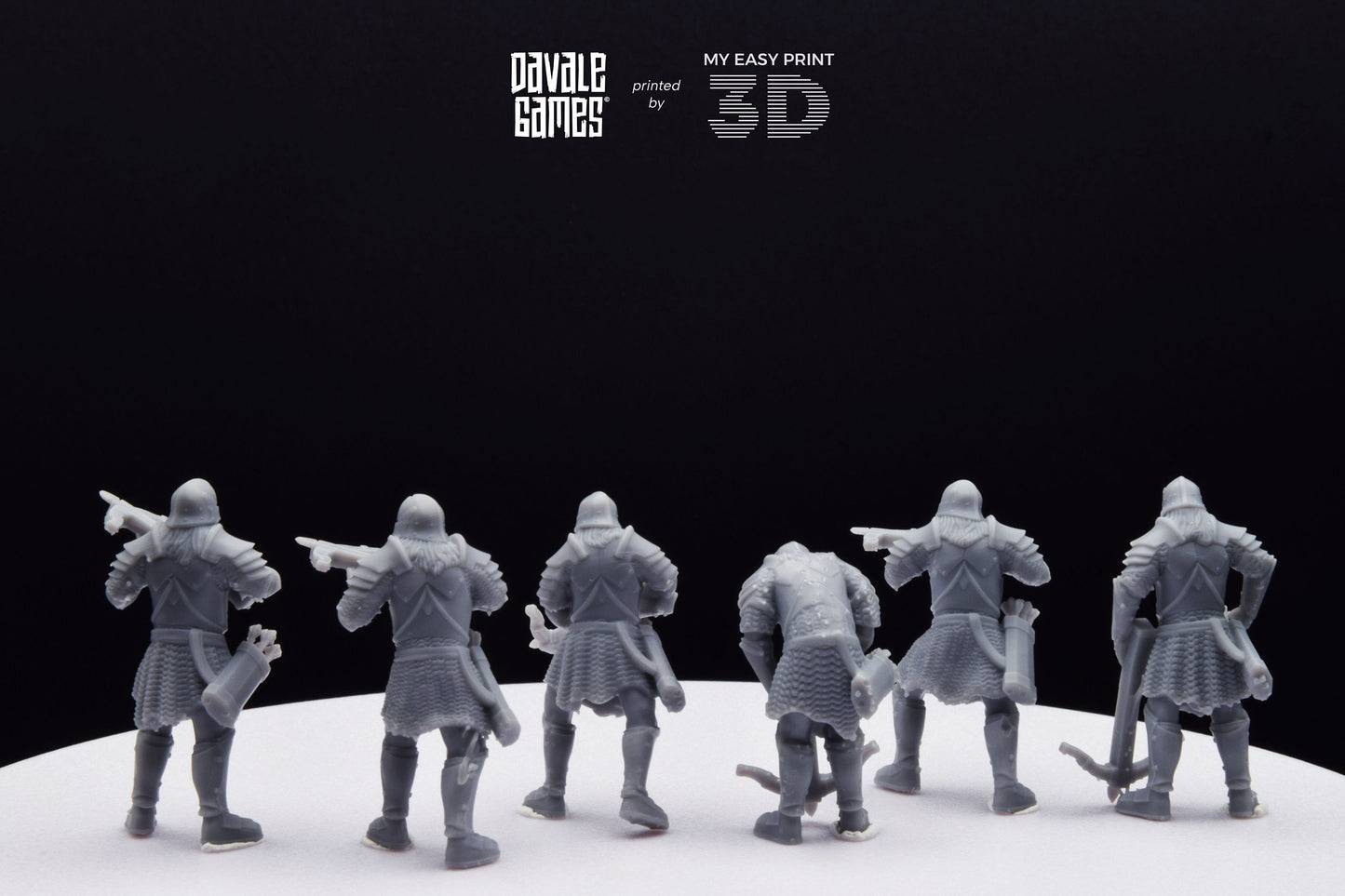 Blood-handed Orcs Crossbow with Armour - Davale Games - 3D Printed with high quality resin for LOTR/D&D games