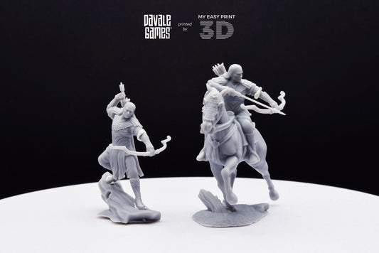 Leingel Forest Prince - Foot and Mounted - Davale Games - 3D Printed with high quality resin for LOTR/D&D games