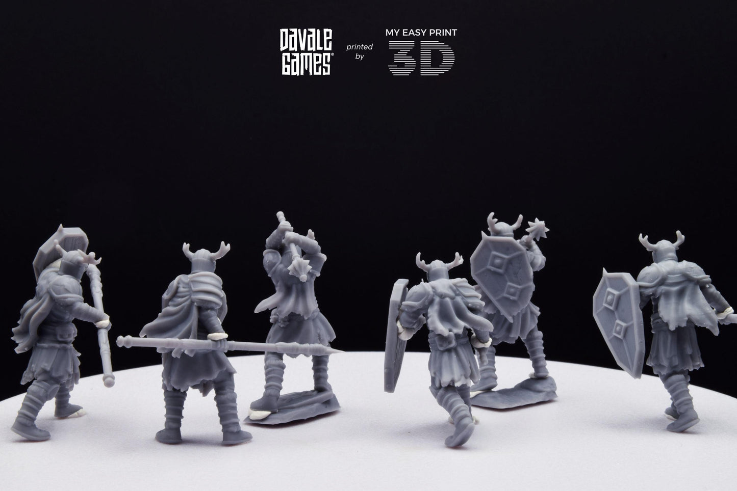 Warriors of Khalüm - Dead City - Davale Games - 3D Printed with high quality resin for LOTR/D&D games