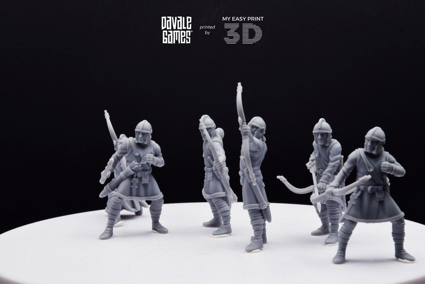 Roman Archers - Davale Games - Historical games - 3D Printed with high quality resin