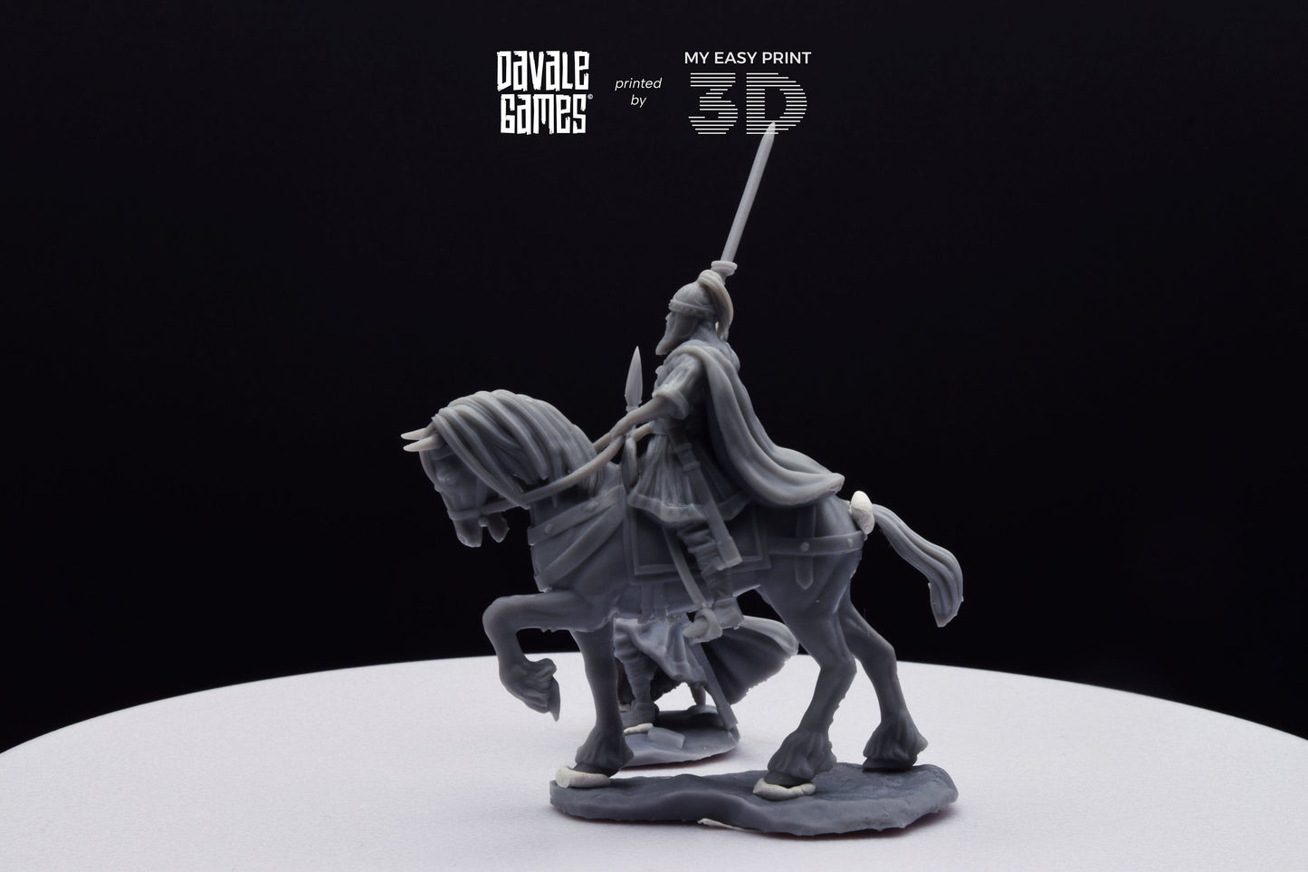 Visigoths King - Foot and Mounted - Davale Games - Historical games - 3D Printed with high quality resin
