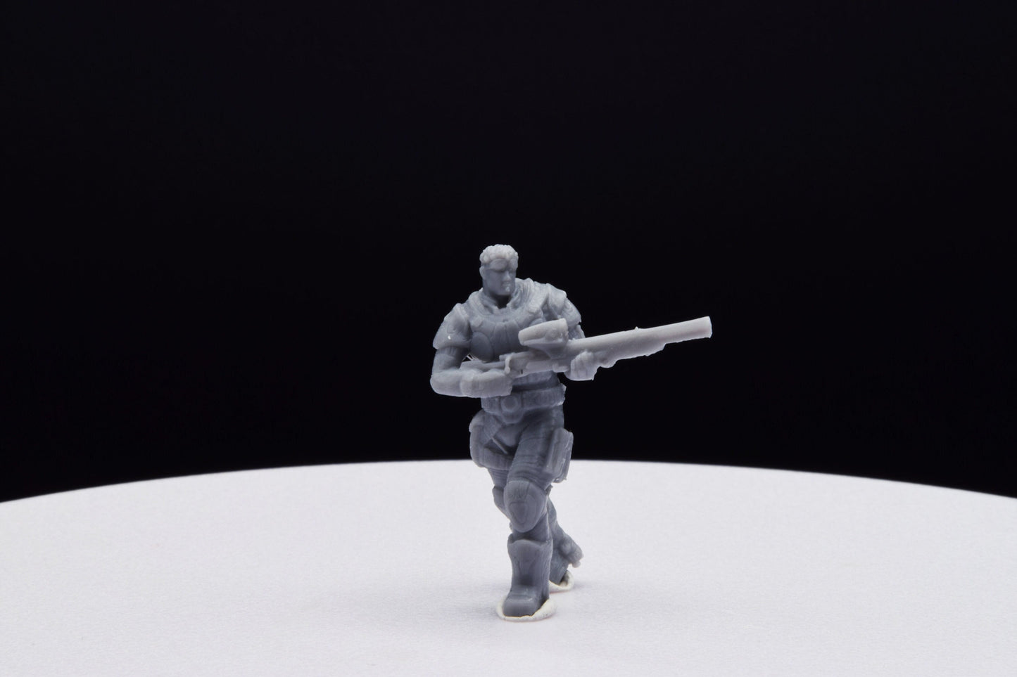 Gears Of War Damon Baird Winter Ot Miniature - TheSTLSmith - 3D Printed with high quality resin for Skirmish/D&D games