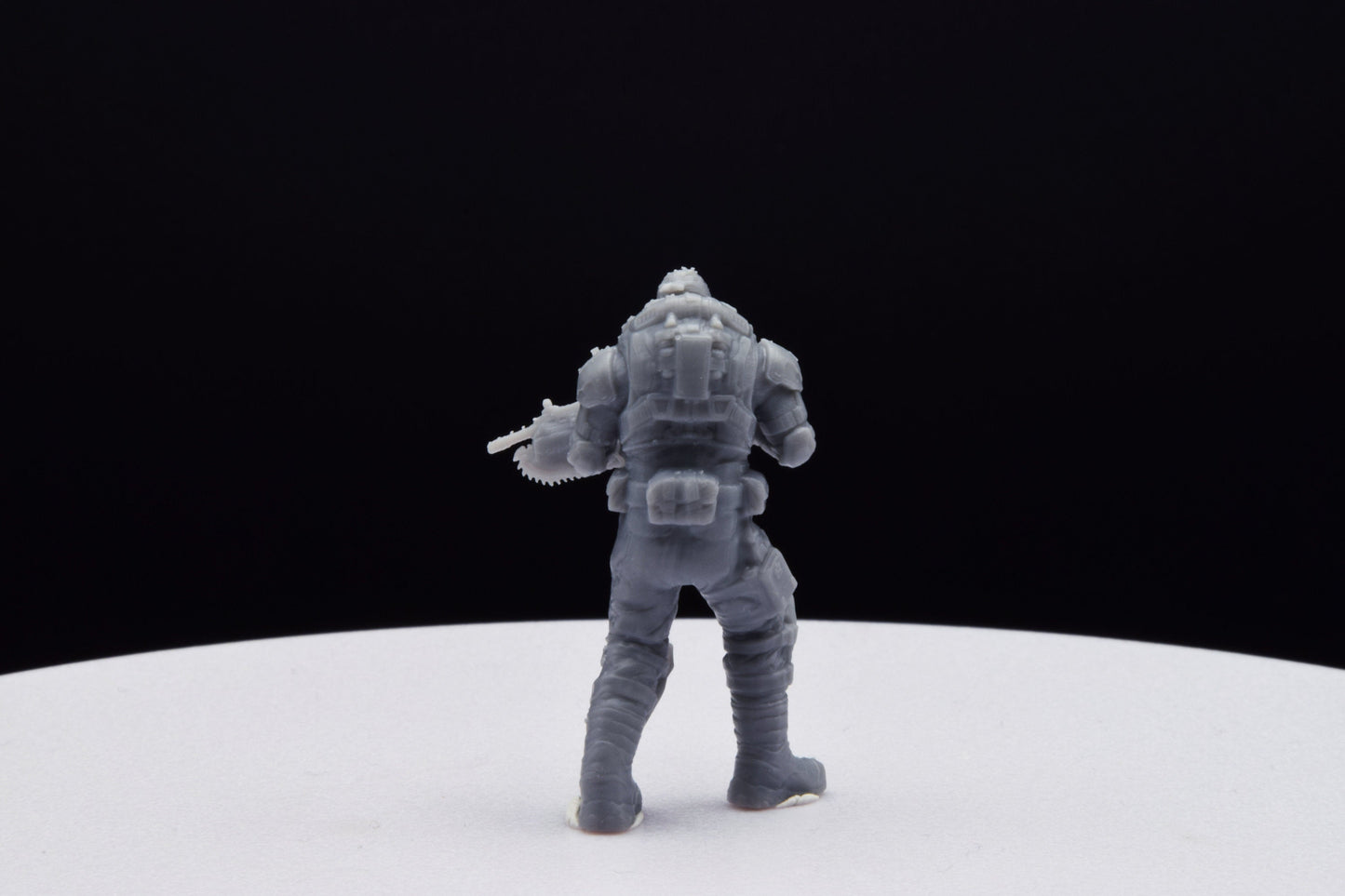 Gears Of War COG Marcus Old Miniature - TheSTLSmith - 3D Printed with high quality resin for Skirmish/D&D games