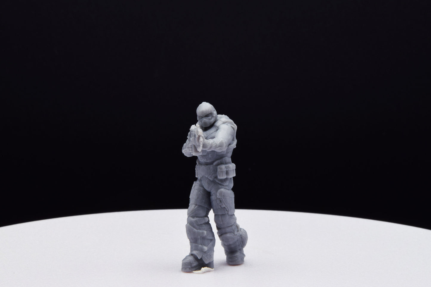 Gears Of War COG Soldier Summer Ot Miniature - TheSTLSmith - 3D Printed with high quality resin for Skirmish/D&D games