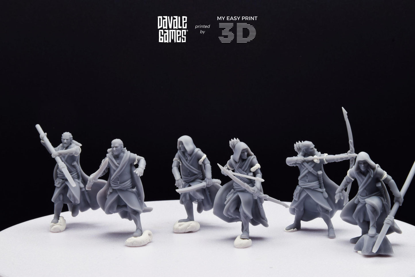 Wandering Bloody Elf - Davale Games - 3D Printed with high quality resin for LOTR/D&D games