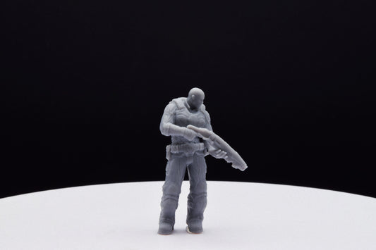 Gears Of War Jace Stratton Ot Miniature - TheSTLSmith - 3D Printed with high quality resin for Skirmish/D&D games