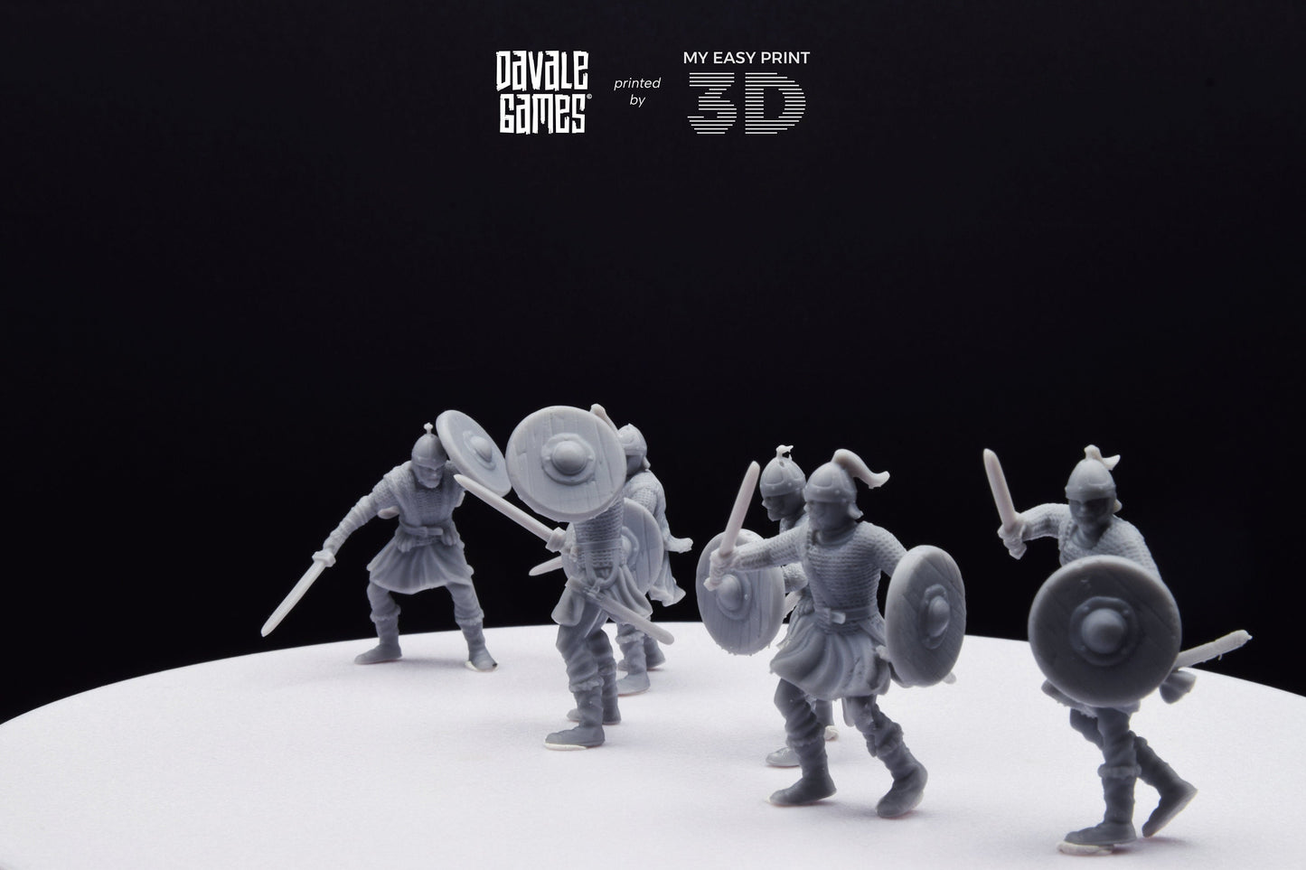 Ostrogoths on foot - Davale Games - Historical games - 3D Printed with high quality resin