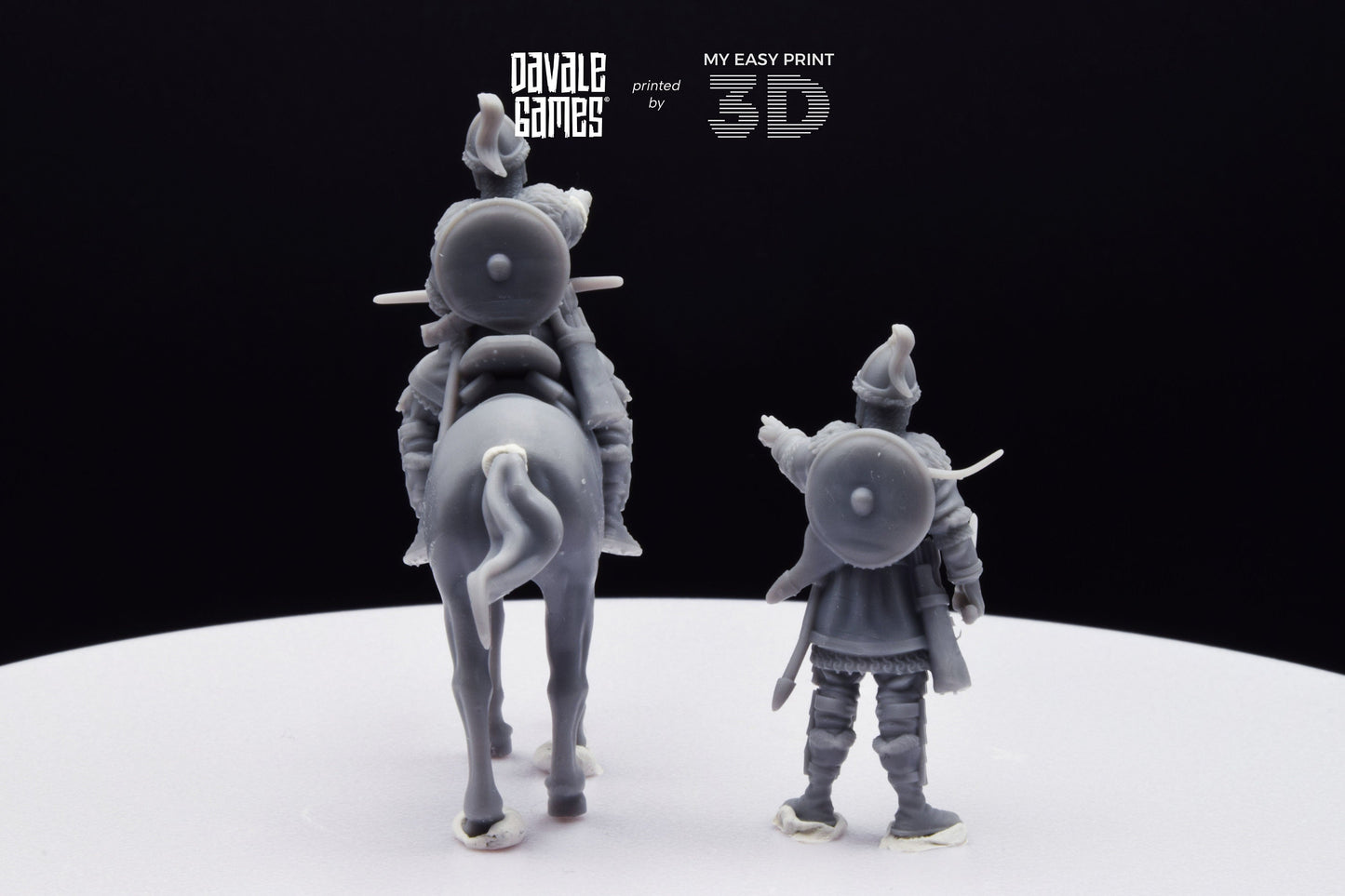 Attila the Hun - Battle of The Catalaunian Plains - Foot and Mounted - Davale Games - Historical games - 3D Printed with high quality resin