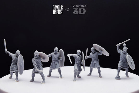 Roman Soldiers with Sword - Davale Games - Historical games - 3D Printed with high quality resin
