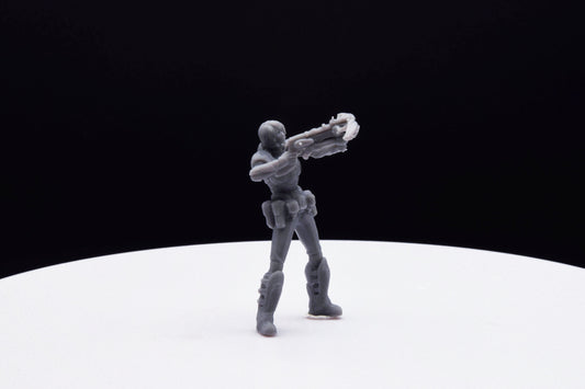 Gears Of War Samantha Byrne - TheSTLSmith - 3D Printed with high quality resin for Skirmish/D&D games