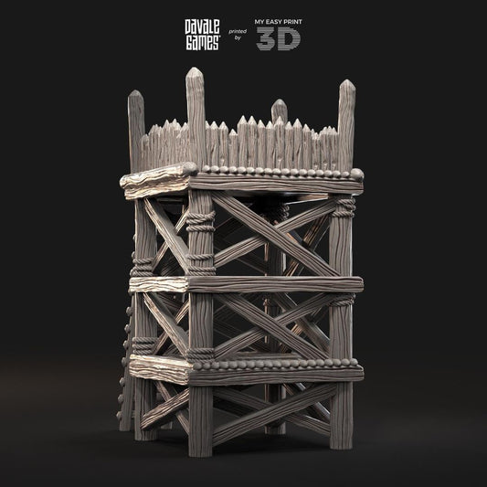 Viking Tower - Scenery - Davale Games - Mythological games - 3D Printed with high quality resin or PLA+