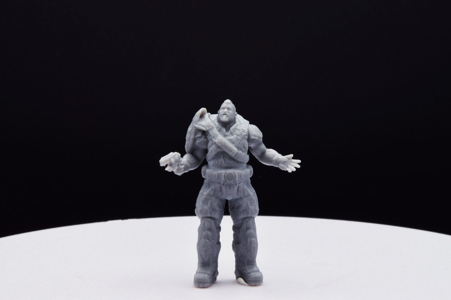 Gears Of War Tai Kaliso - TheSTLSmith - 3D Printed with high quality resin for Skirmish/D&D games