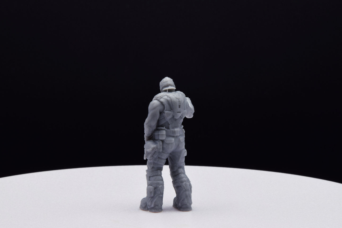 Gears Of War Clayton Carmine Ot Miniature - TheSTLSmith - 3D Printed with high quality resin for Skirmish/D&D games