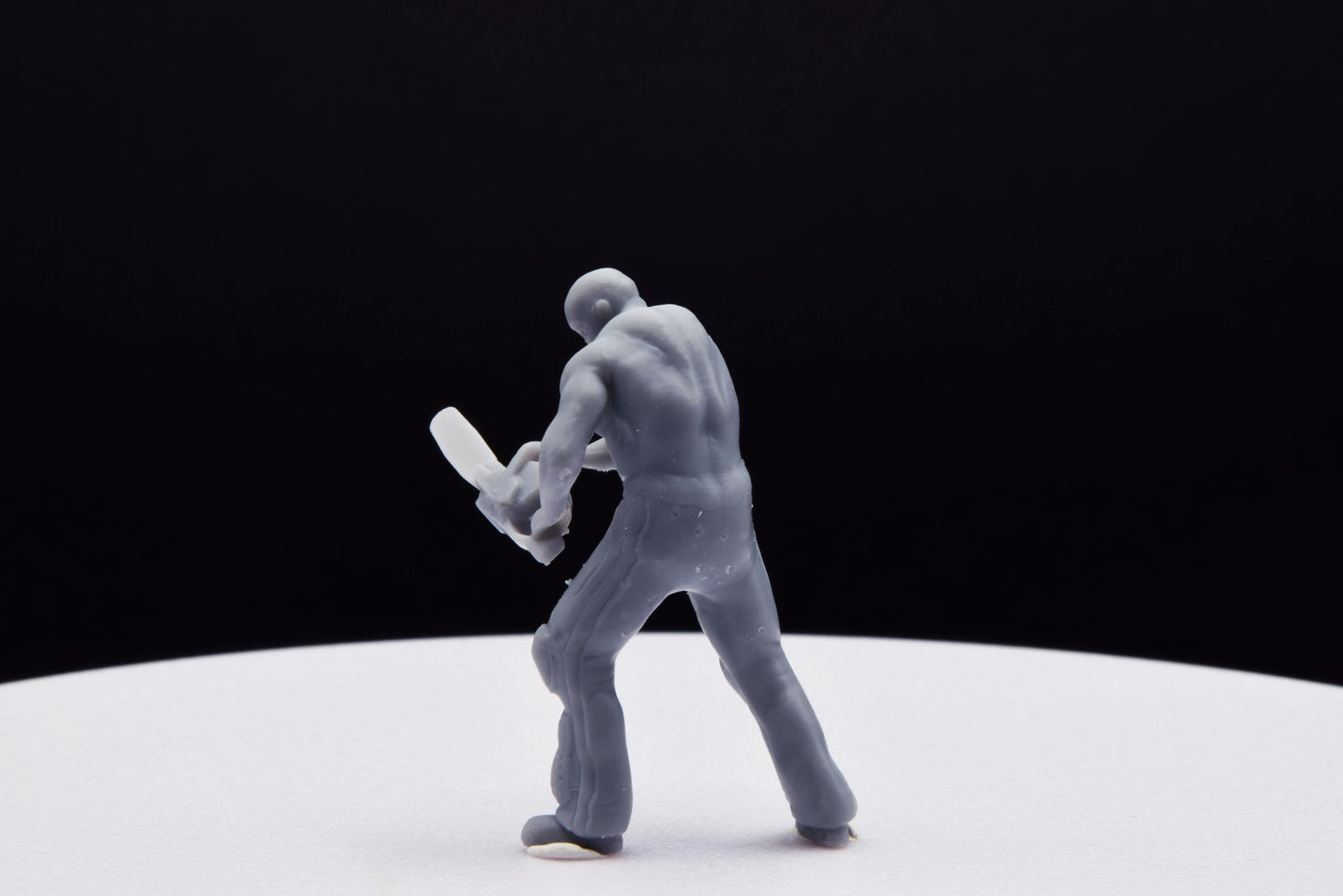 Doom Zombie Chainsaw Miniature - Fanmade - TheSTLSmith - 3D Printed with high quality resin for Skirmish/D&D games