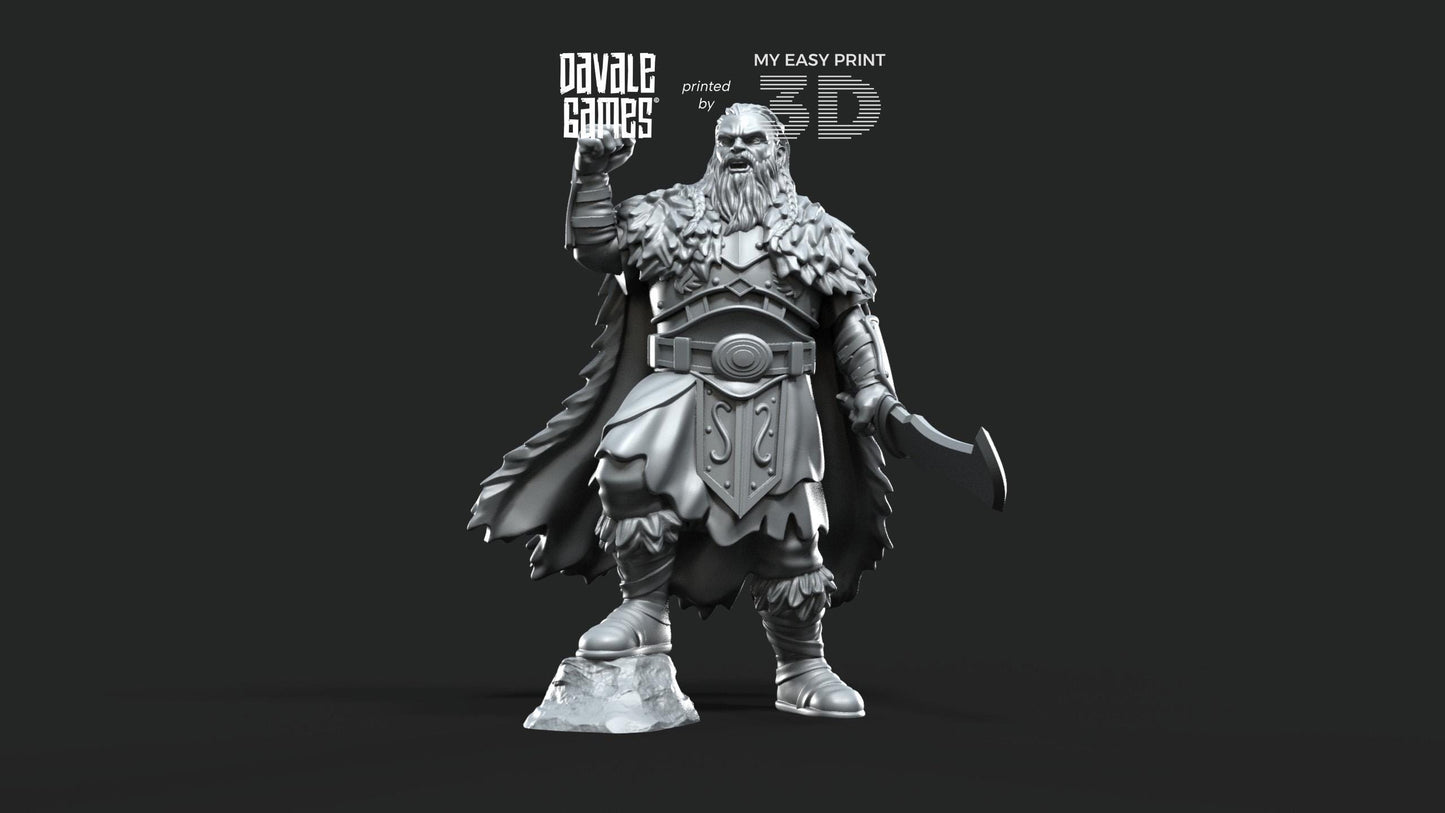 Frederic The Lord - Fellmount Reavers - Davale Games - 3D Printed with high quality resin for LOTR/D&D games