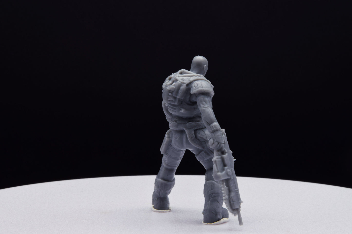 Gears Of War Minh Kim Ot Miniature - TheSTLSmith - 3D Printed with high quality resin for Skirmish/D&D games