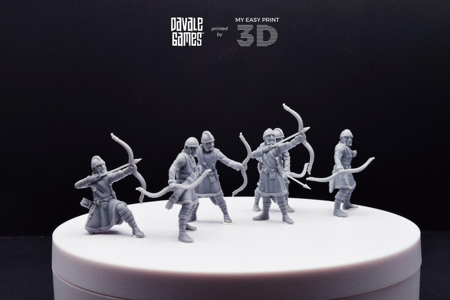 Roman Archers - Davale Games - Historical games - 3D Printed with high quality resin