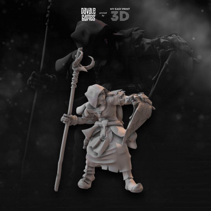 Goblin Shaman - With or Without Bats - Davale Games - 3D Printed with high quality resin for LOTR/D&D games