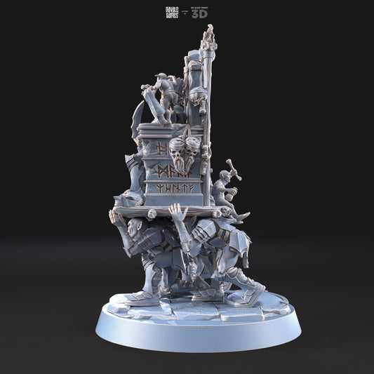 Gruluk the Big King of the Cave - Goblins of the cave - Davale Games - 3D Printed with high quality resin for LOTR/D&D games