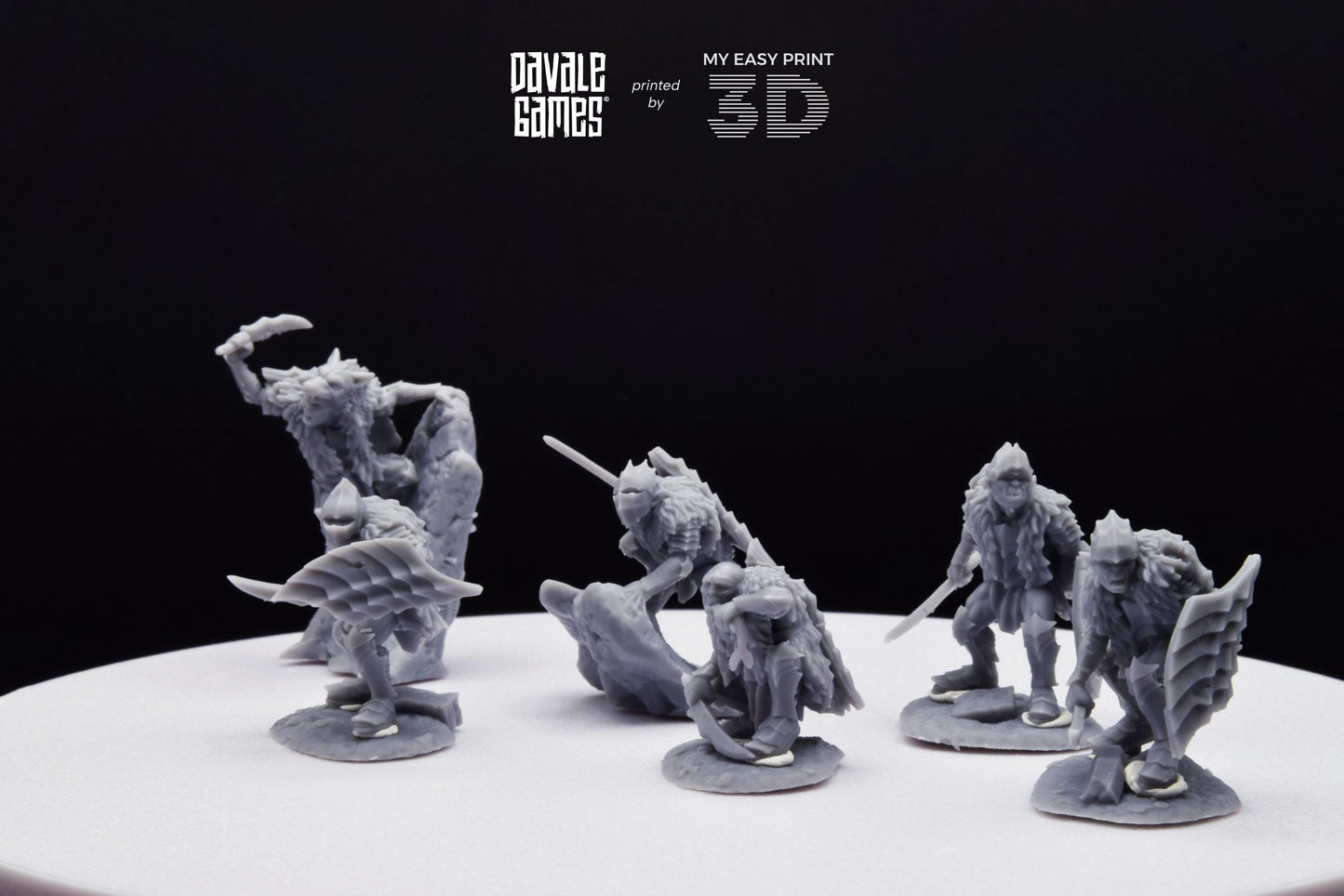 Beast Tamers - Goblins of the cave - Davale Games - 3D Printed with high quality resin for LOTR/D&D games