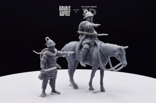 Attila the Hun - Battle of The Catalaunian Plains - Foot and Mounted - Davale Games - Historical games - 3D Printed with high quality resin
