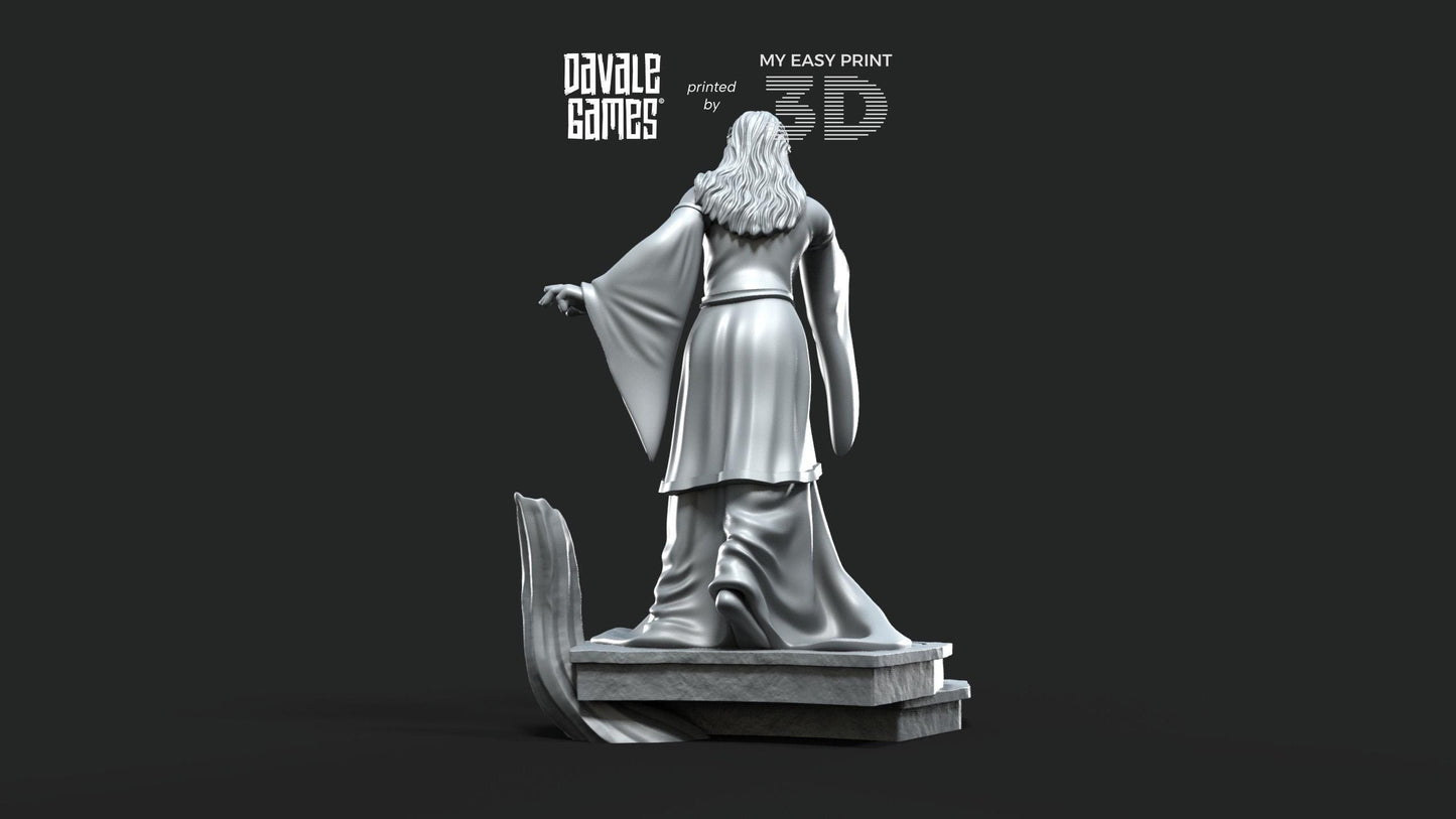 Lady of the Elves - Galanthir Elves - Davale Games - 3D Printed with high quality resin for LOTR/D&D games