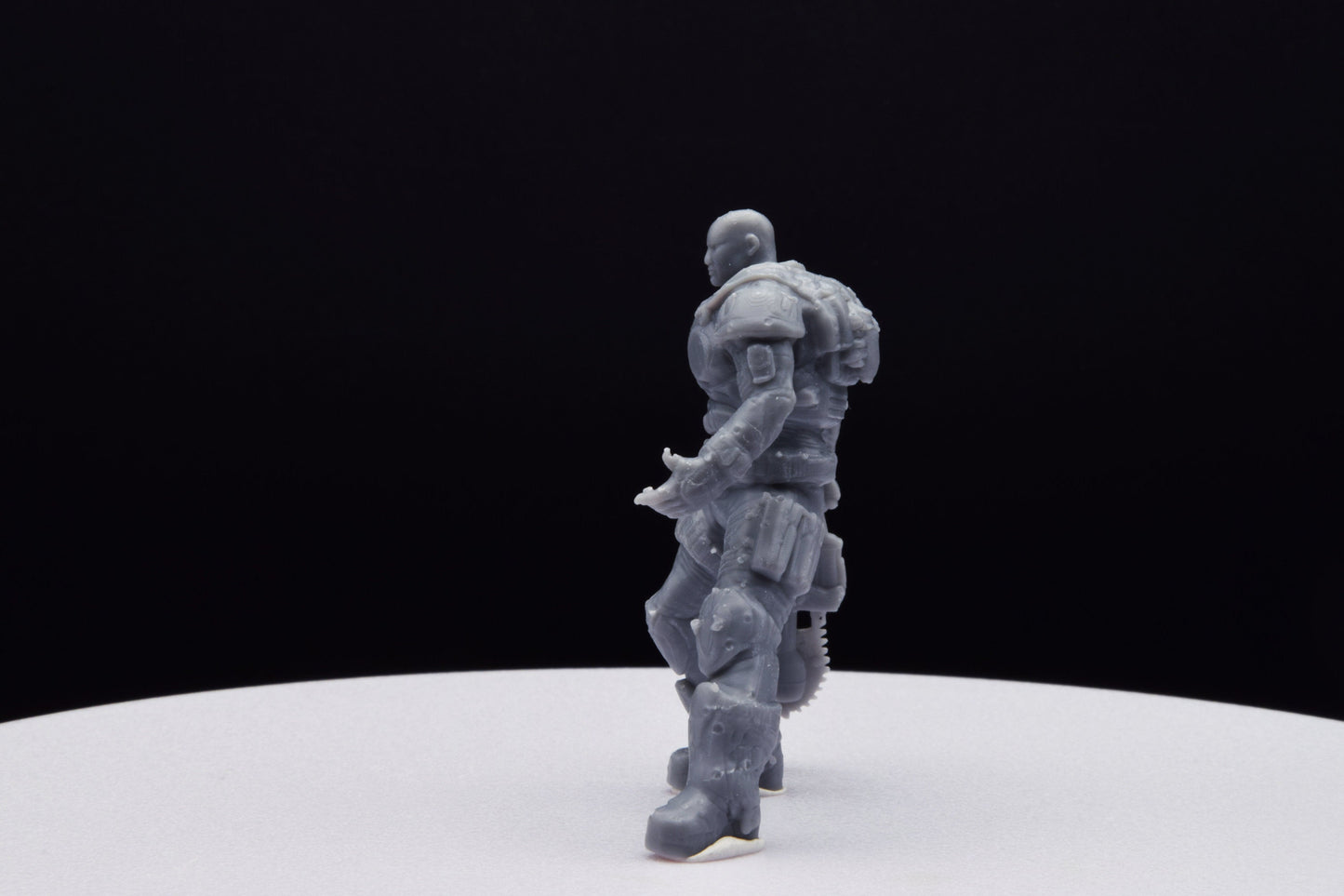 Gears Of War Minh Kim Ot Miniature - TheSTLSmith - 3D Printed with high quality resin for Skirmish/D&D games