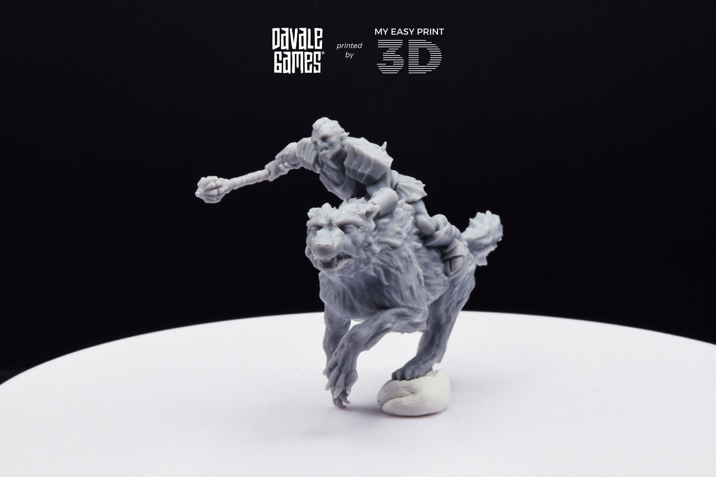 The Irreverent - Mounted - Davale Games - 3D Printed with high quality resin for LOTR/D&D games