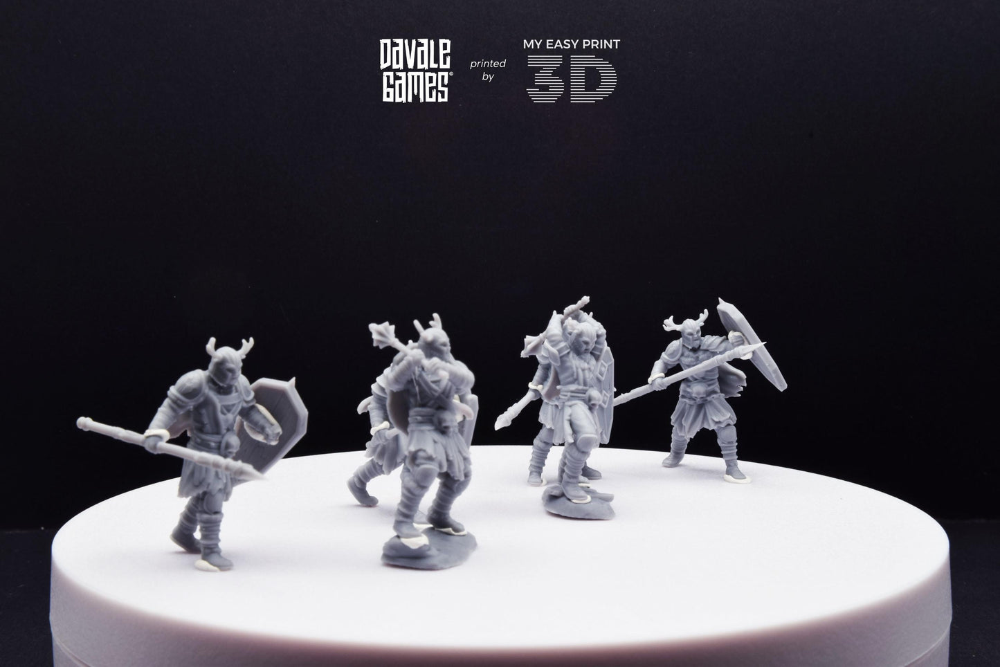 Warriors of Khalüm - Dead City - Davale Games - 3D Printed with high quality resin for LOTR/D&D games