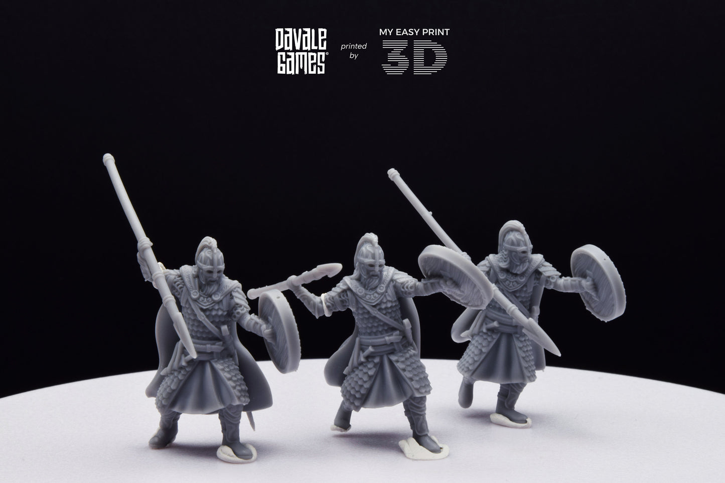 West Human Royal Guard - Foot - Davale Games - 3D Printed with high quality resin for LOTR/D&D games