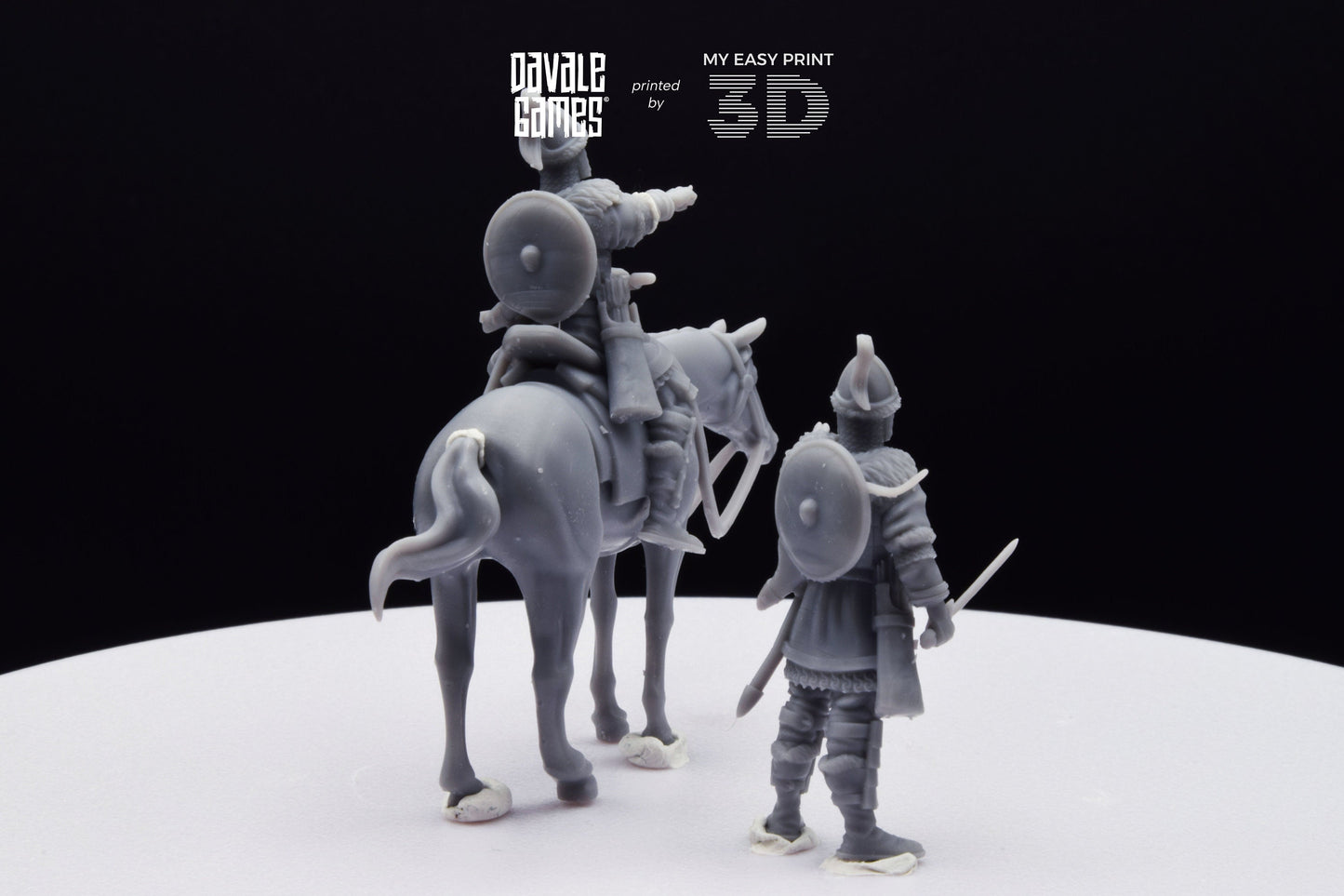 Attila the Hun - Battle of The Catalaunian Plains - Foot and Mounted - Davale Games - Historical games - 3D Printed with high quality resin