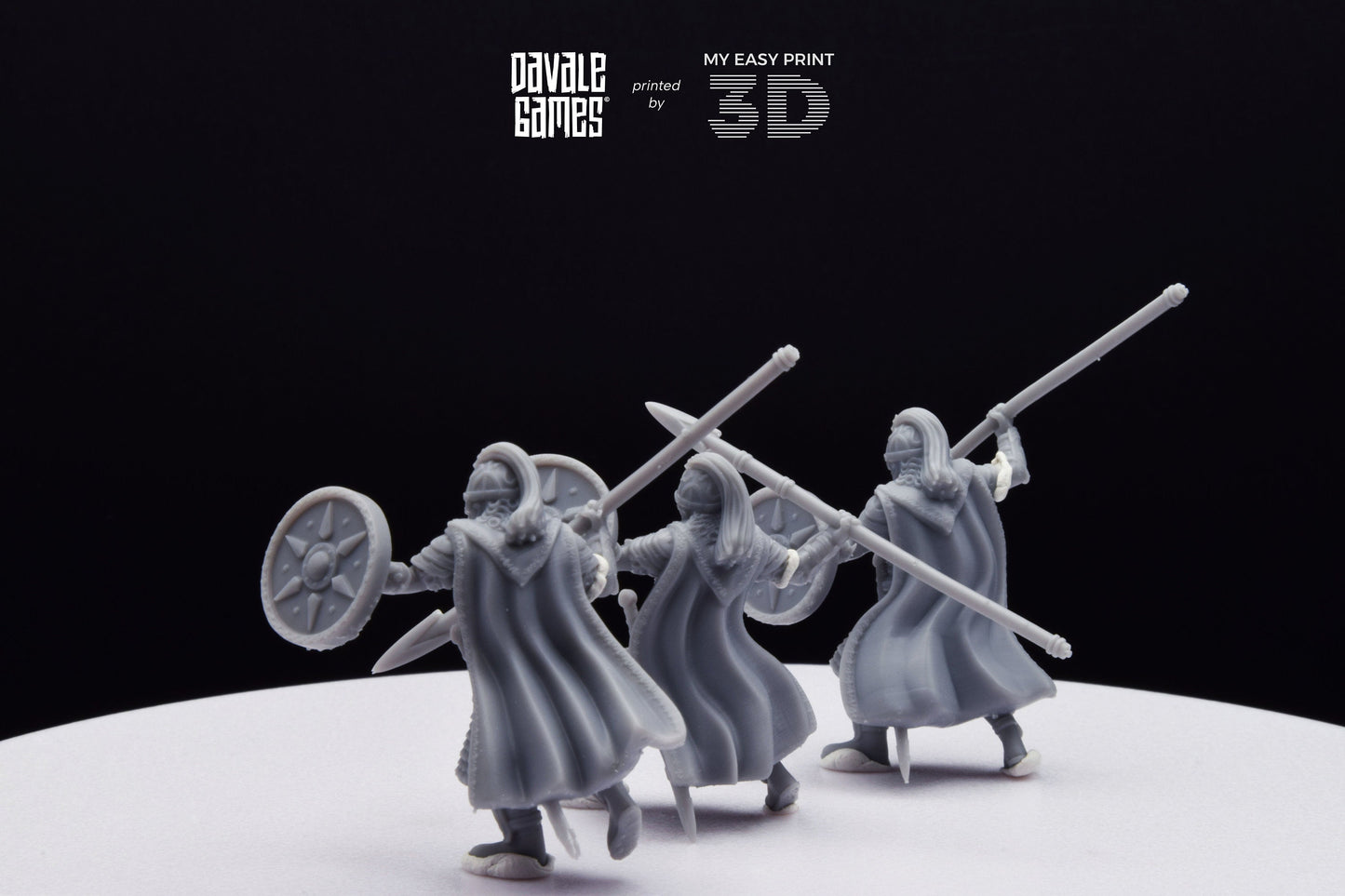West Human Royal Guard - Foot - Davale Games - 3D Printed with high quality resin for LOTR/D&D games