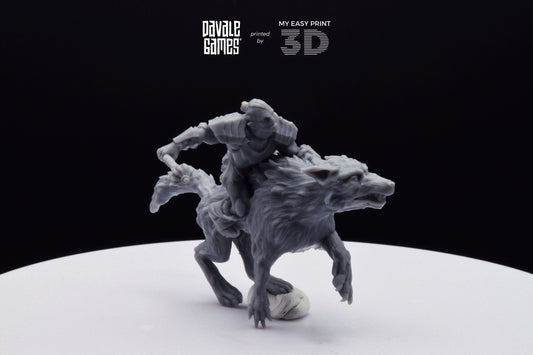 The Irreverent - Mounted - Davale Games - 3D Printed with high quality resin for LOTR/D&D games