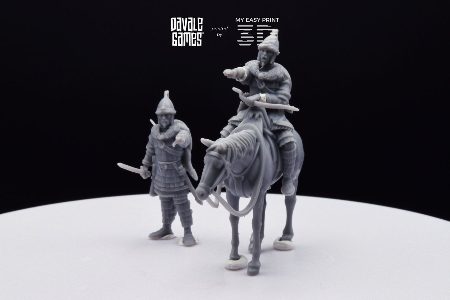 Attila the Hun - Battle of The Catalaunian Plains - Foot and Mounted - Davale Games - Historical games - 3D Printed with high quality resin