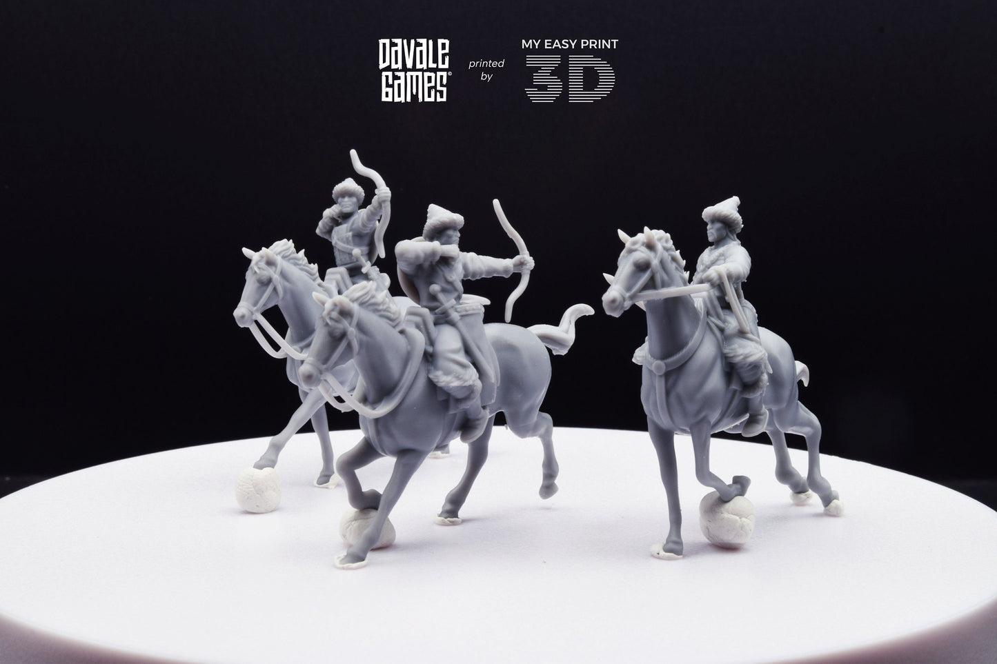 The Huns Mounted Archers - Battle of The Catalaunian Plains - Davale Games - Historical games - 3D Printed with high quality resin