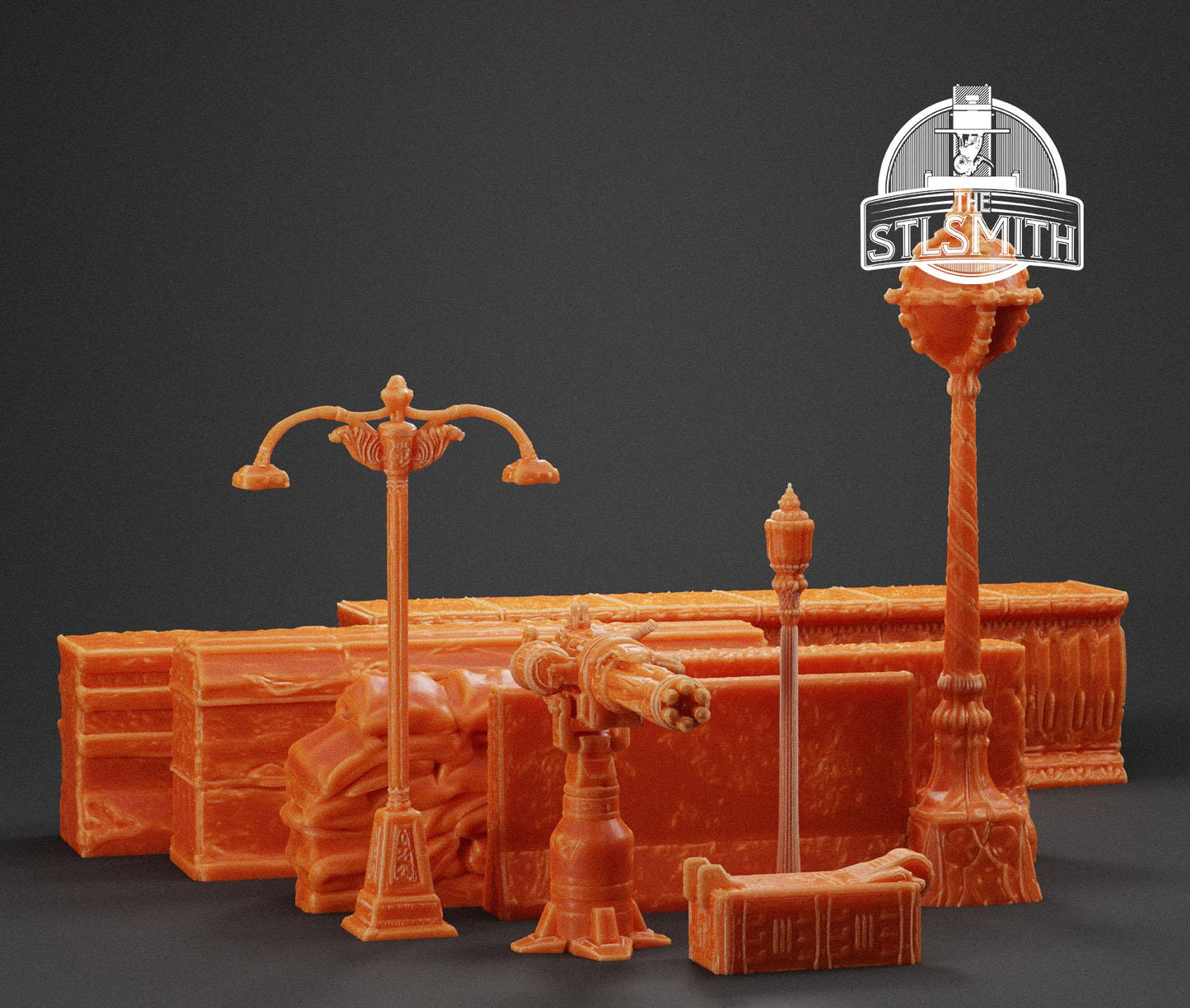Gears Of War COG Scatter Pack Scenery Miniature - TheSTLSmith - 3D Printed with high quality resin for Skirmish/D&D games