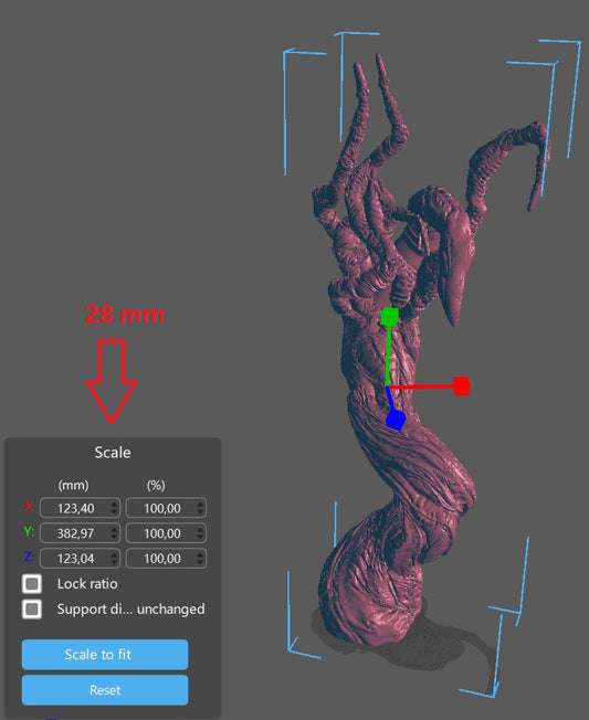 Gears Of War Lambent Stalk Ot Miniature - TheSTLSmith - 3D Printed with high quality resin for Skirmish/D&D games