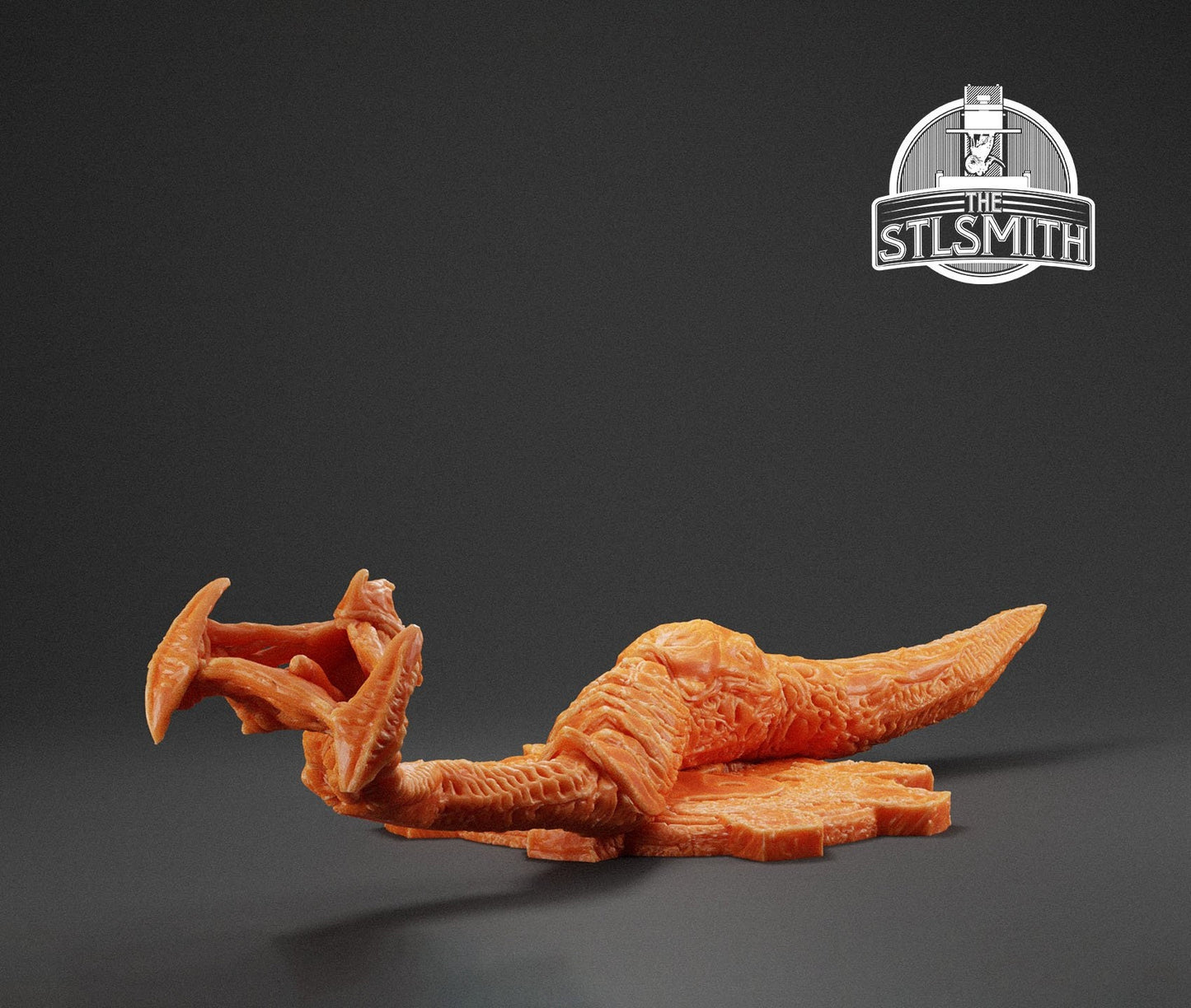 Gears Of War Lambent Worm Ot Miniature - TheSTLSmith - 3D Printed with high quality resin for Skirmish/D&D games