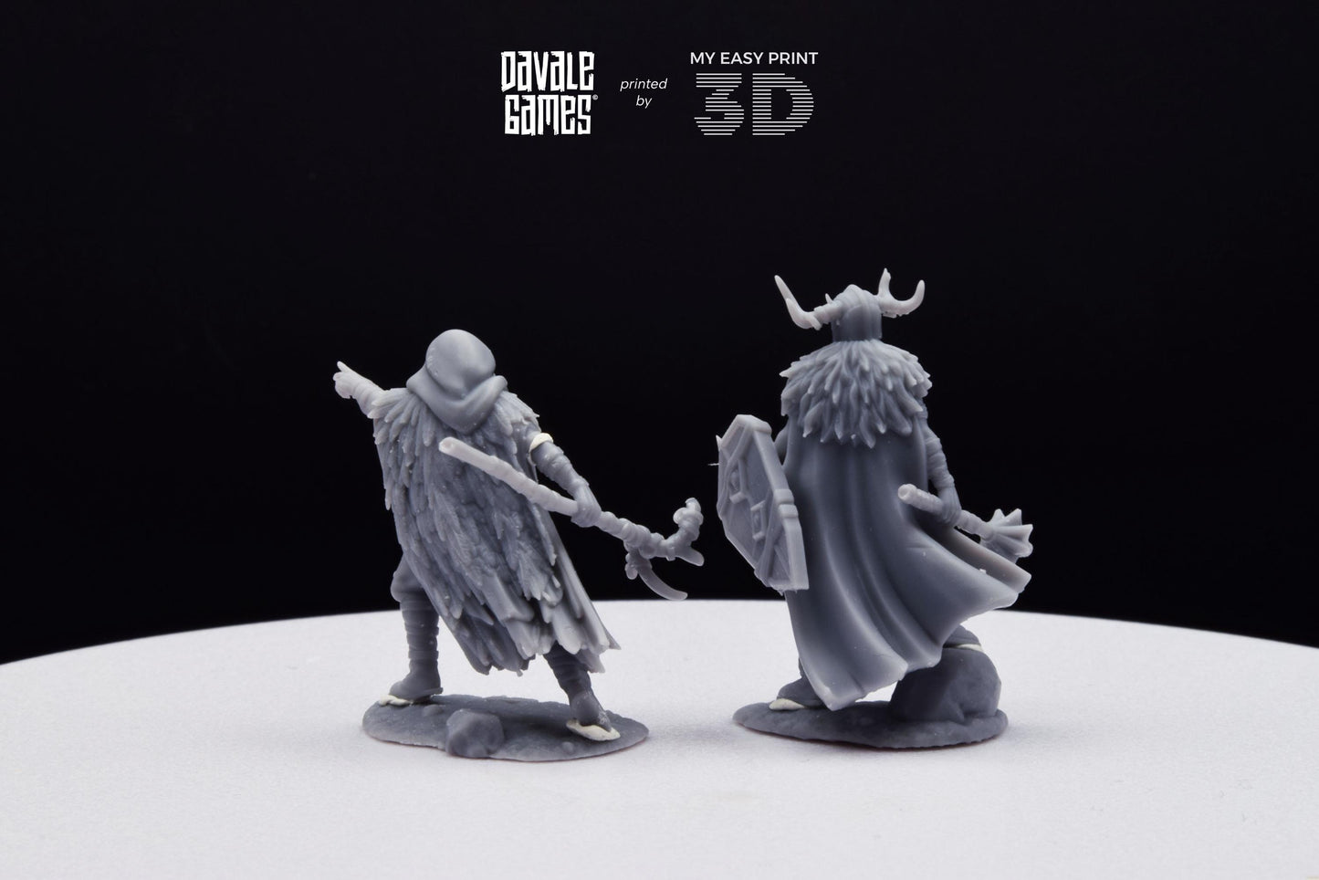 Aratch and Hetch, Khalüm Commanders - Dead City - Davale Games - 3D Printed with high quality resin for LOTR/D&D games