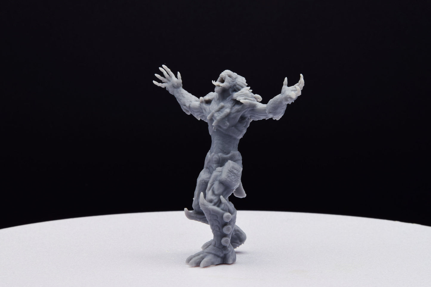 Gears Of War Kantus Shaman Ot Miniature - TheSTLSmith - 3D Printed with high quality resin for Skirmish/D&D games