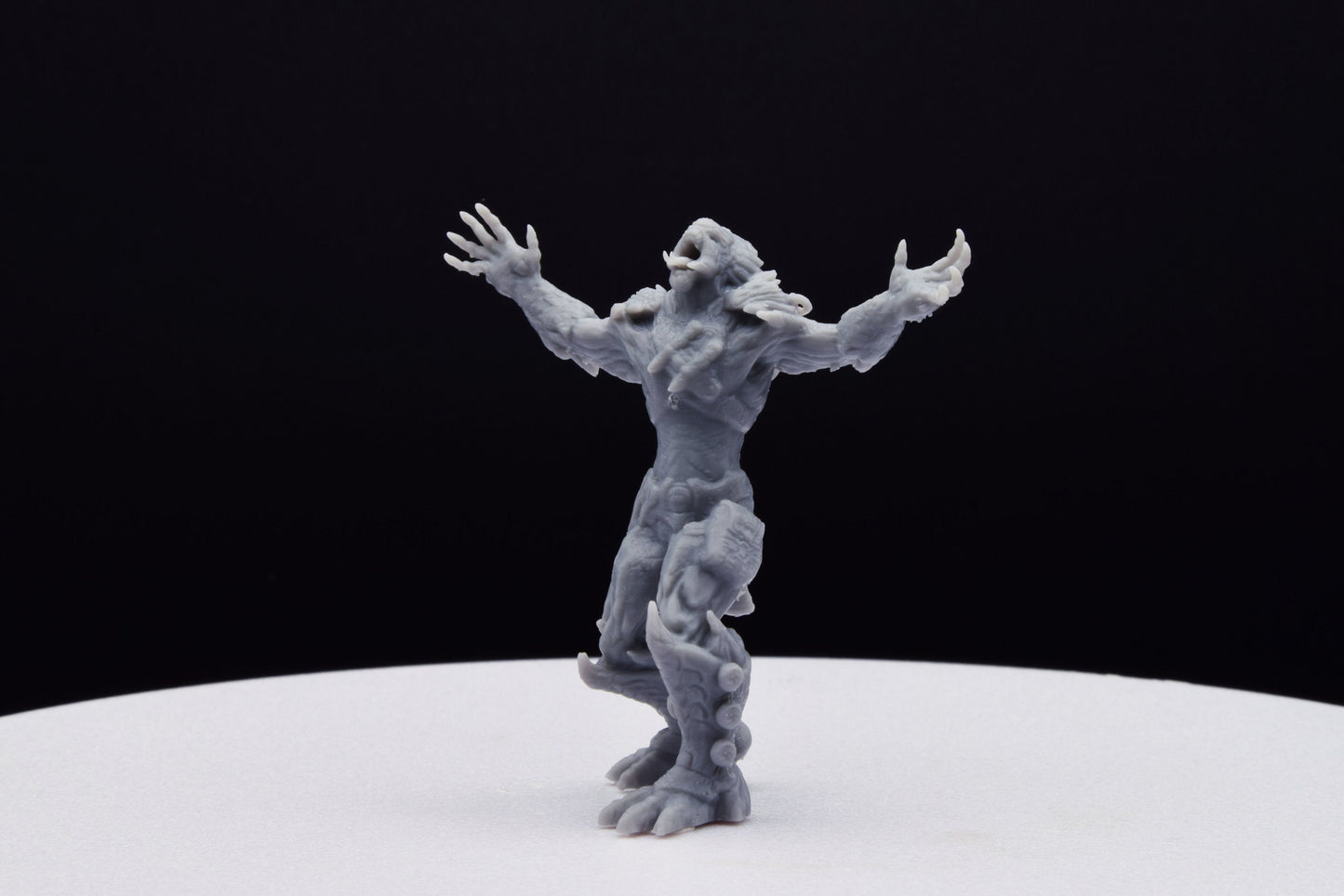 Gears Of War Kantus Shaman Ot Miniature - TheSTLSmith - 3D Printed with high quality resin for Skirmish/D&D games