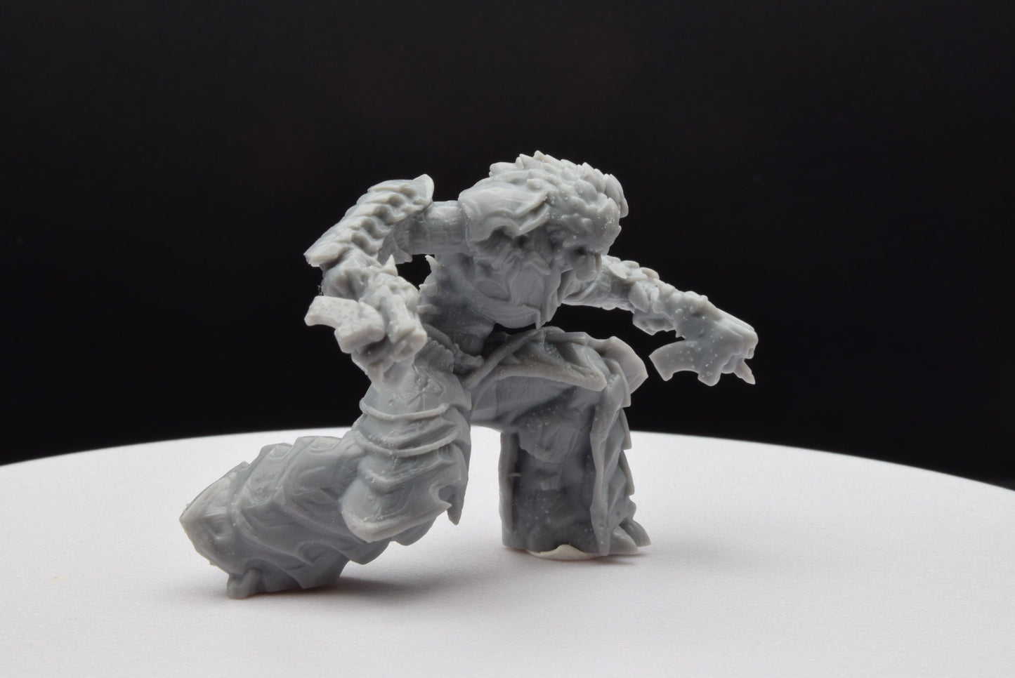 Gears Of War Kantus Armoured Ot Miniature - TheSTLSmith - 3D Printed with high quality resin for Skirmish/D&D games