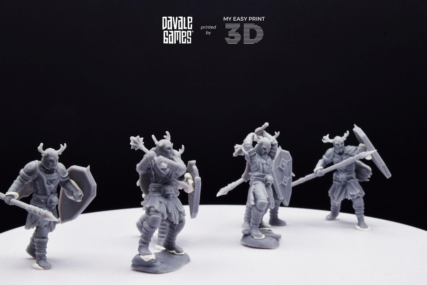 Warriors of Khalüm - Dead City - Davale Games - 3D Printed with high quality resin for LOTR/D&D games