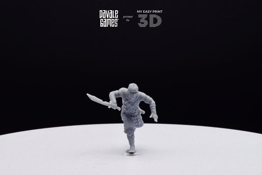 Snake Army Assassin - Davale Games - 3D Printed with high quality resin for LOTR/D&D games