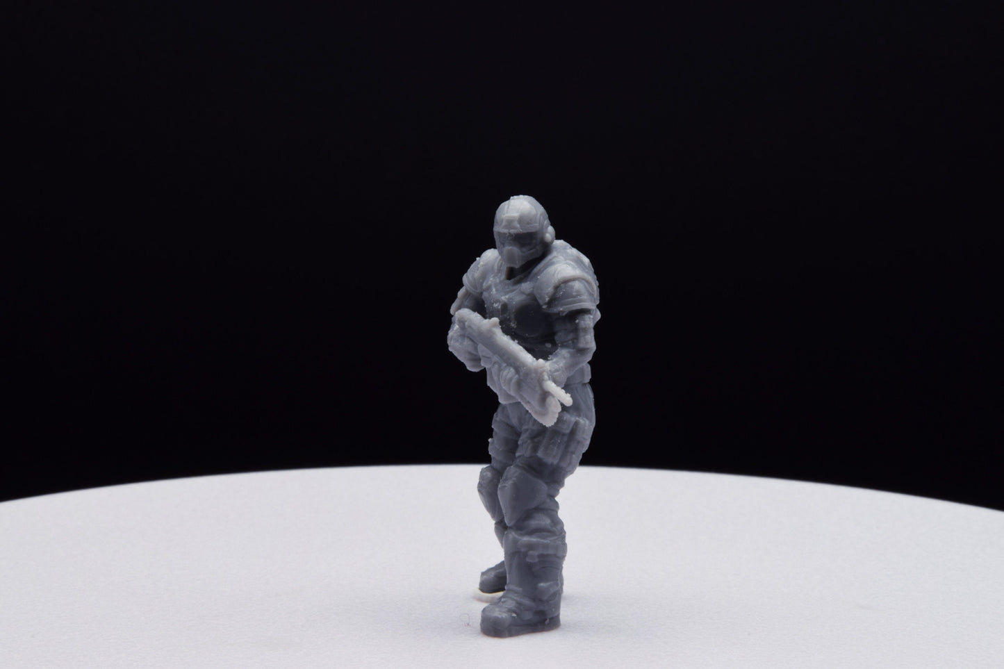Gears Of War COG Soldier Winter Male Miniature - TheSTLSmith - 3D Printed with high quality resin for Skirmish/D&D games