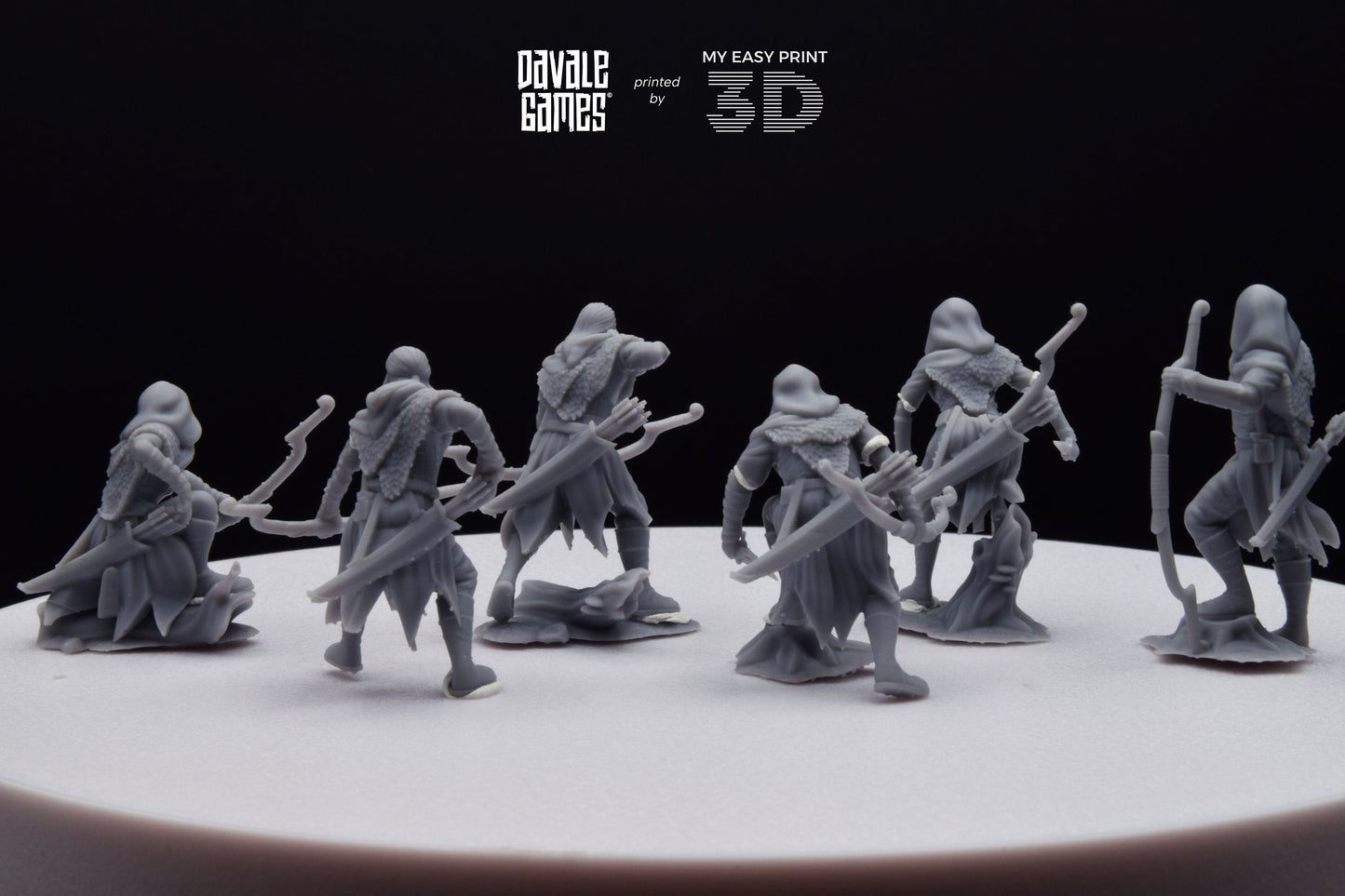 Forest Scout Elf - Davale Games - 3D Printed with high quality resin for LOTR/D&D games